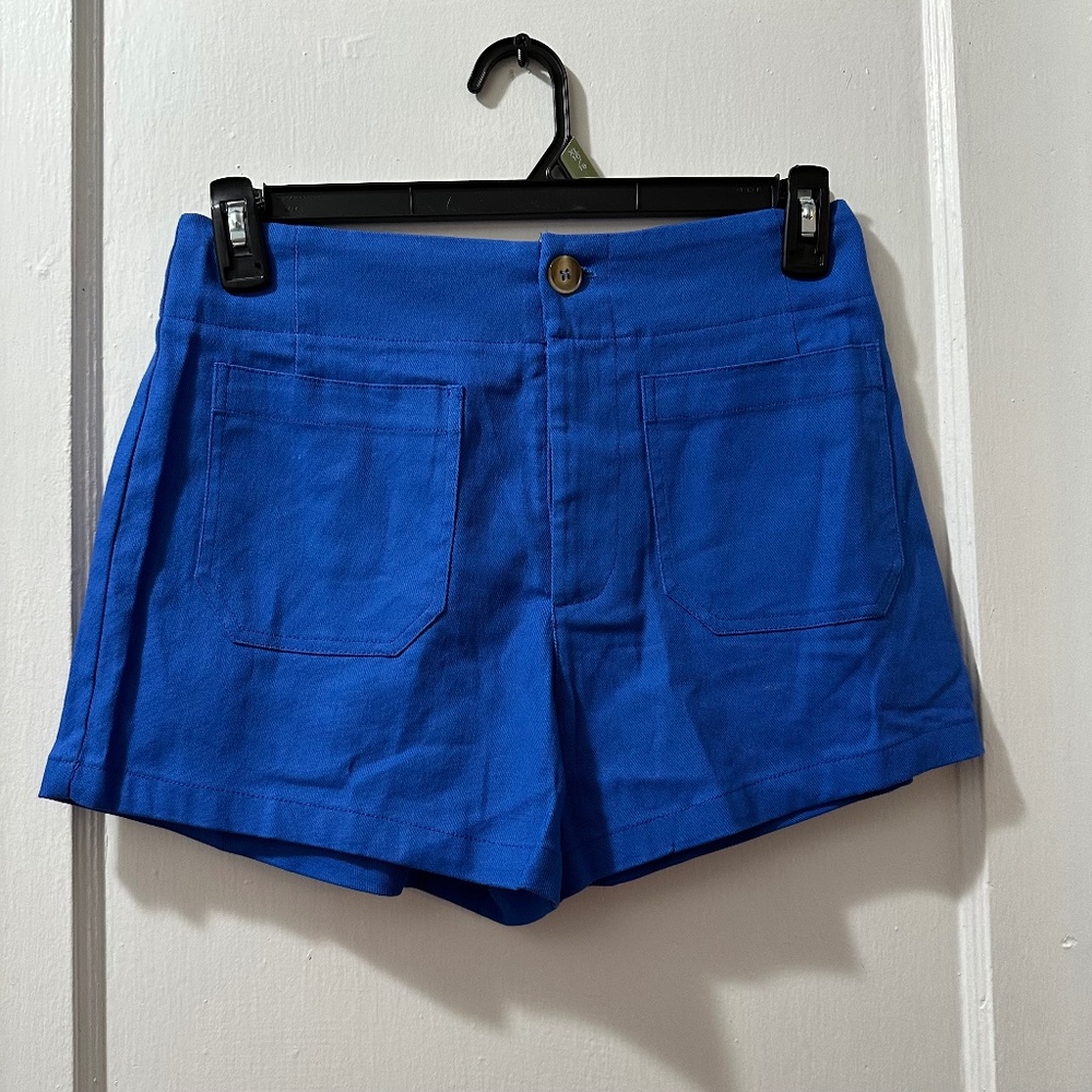 Staccato Front Pocket Blue Shorts in M